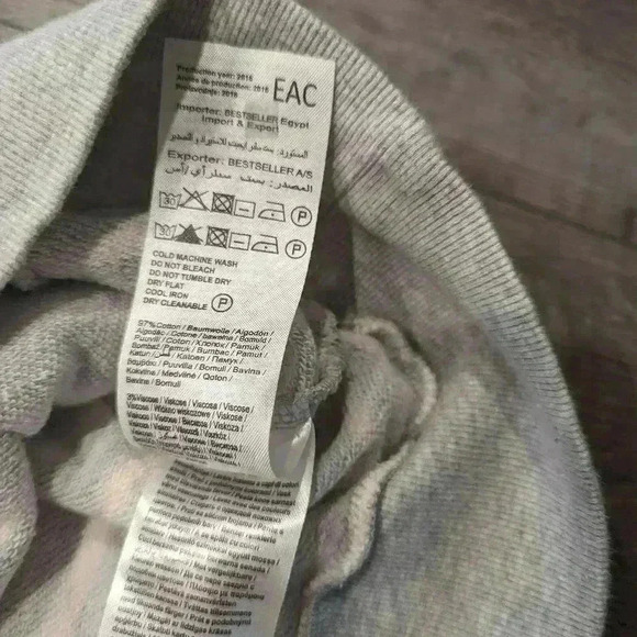 ONLY hoodie pink and grey size  M - Picture 6 of 7